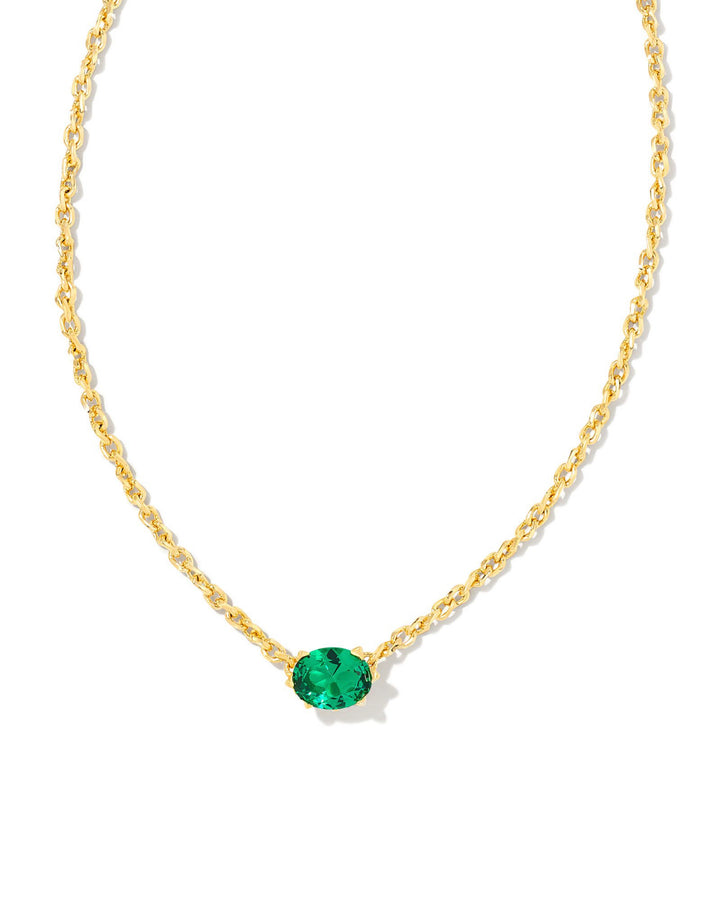 Kendra Scott: Cailin Birthstone Gold Pendant Necklace - The Vogue Boutique