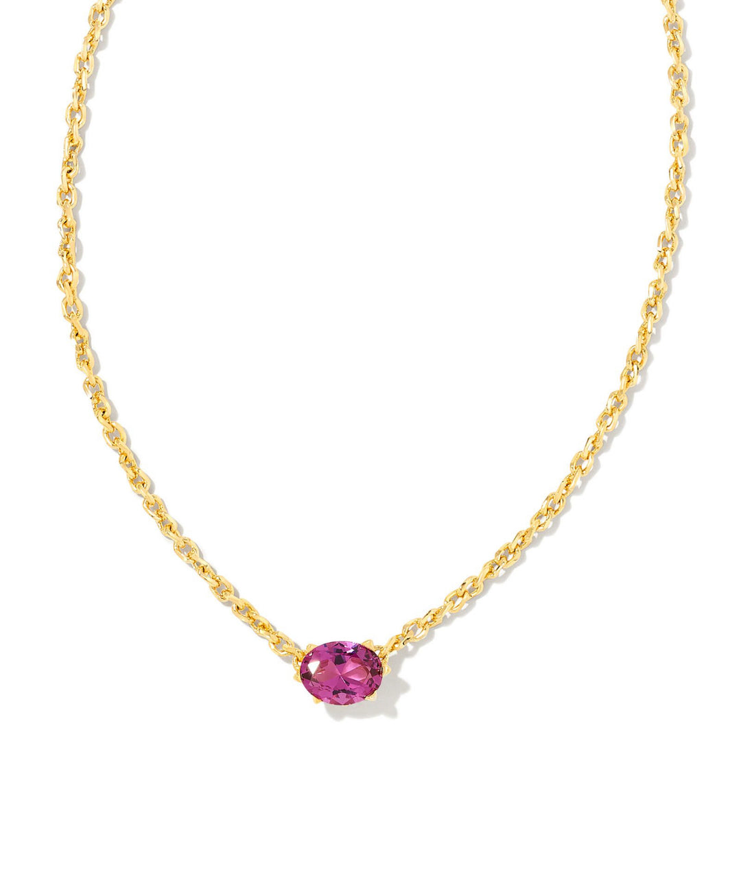 Kendra Scott: Cailin Birthstone Gold Pendant Necklace - The Vogue Boutique
