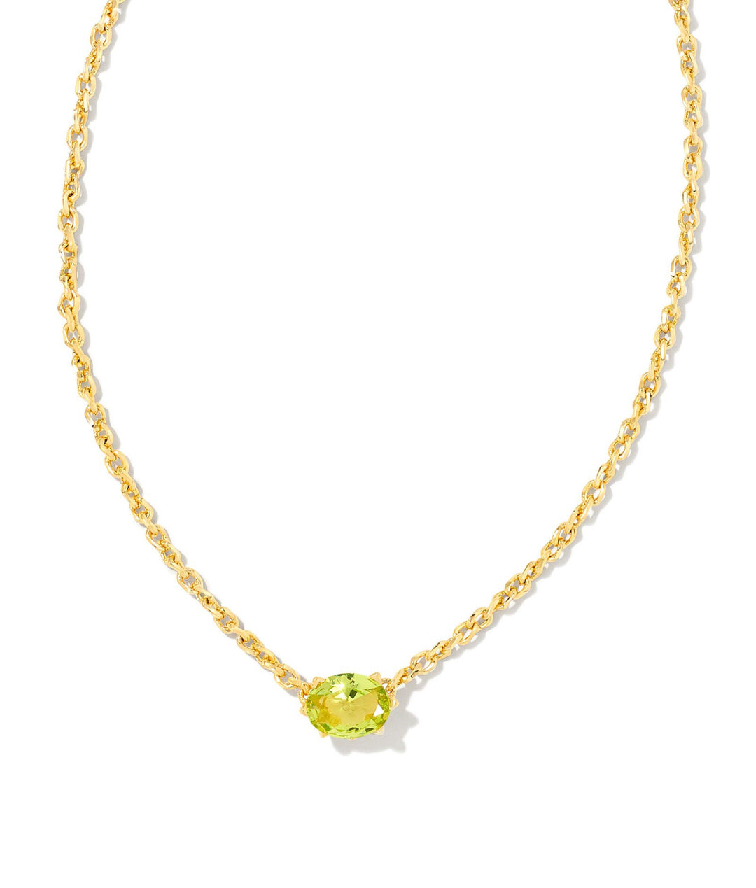 Kendra Scott: Cailin Birthstone Gold Pendant Necklace - The Vogue Boutique