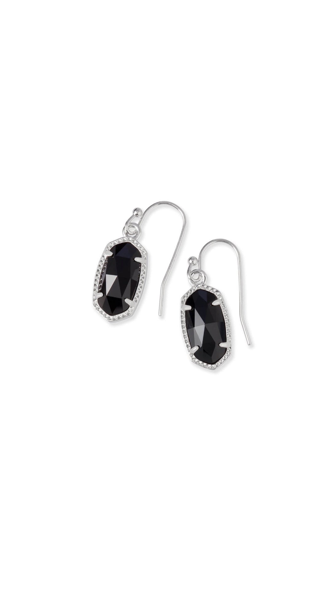 Kendra Scott: Silver Lee Drop Earrings - The Vogue Boutique