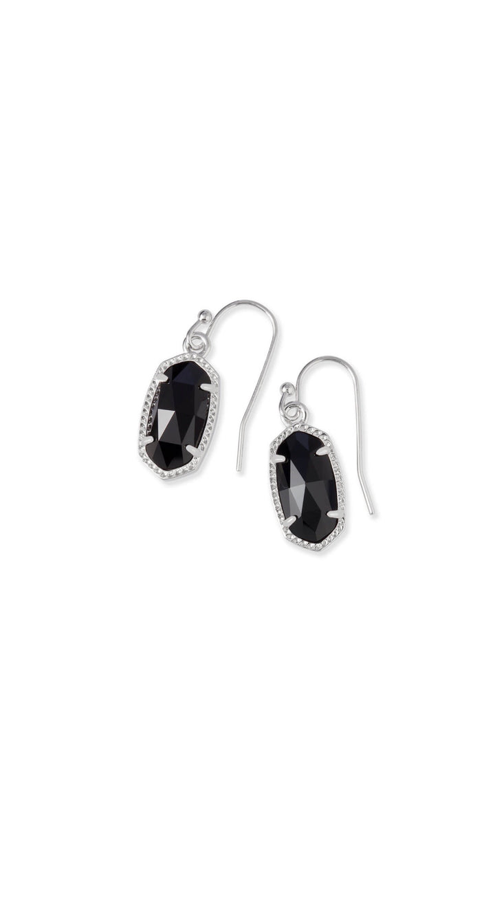 Kendra Scott: Silver Lee Drop Earrings - The Vogue Boutique