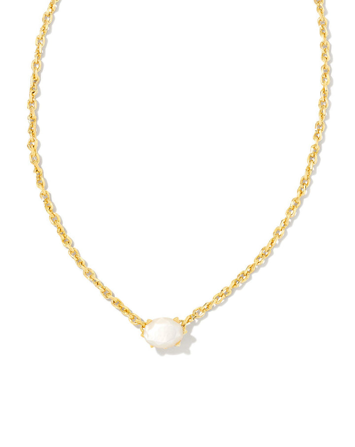 Kendra Scott: Cailin Birthstone Gold Pendant Necklace - The Vogue Boutique